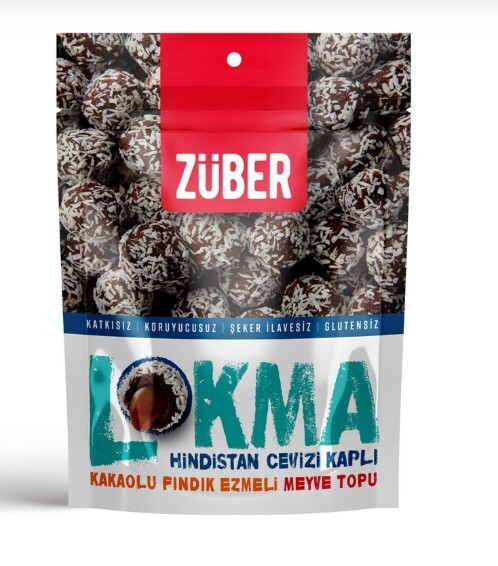 Züber Lokma Meyve Topu 96 Gr Hindistan Cevizli - Züber