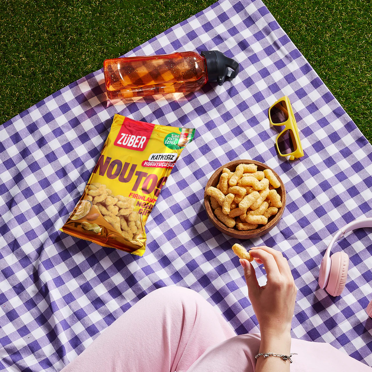 Züber Noutos Fırın Nohut Cipsi 55 Gr Fıstık - 2