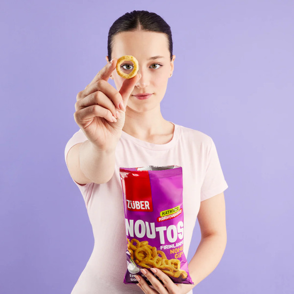 Züber Noutos Fırın Nohut Cipsi 55 Gr Ekşi Krema ve Soğan - 4