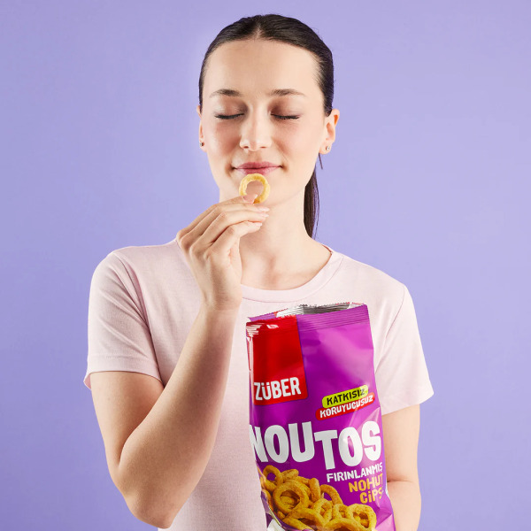 Züber Noutos Fırın Nohut Cipsi 55 Gr Ekşi Krema ve Soğan - 5