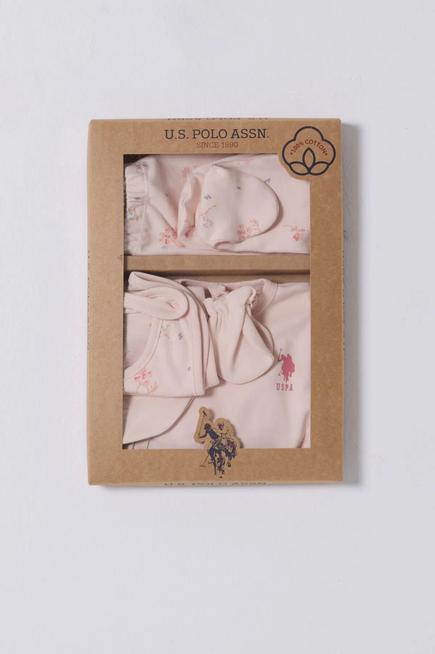 U.S Polo 5'Li Hastane Çıkış Seti USB2351 Pudra - 2