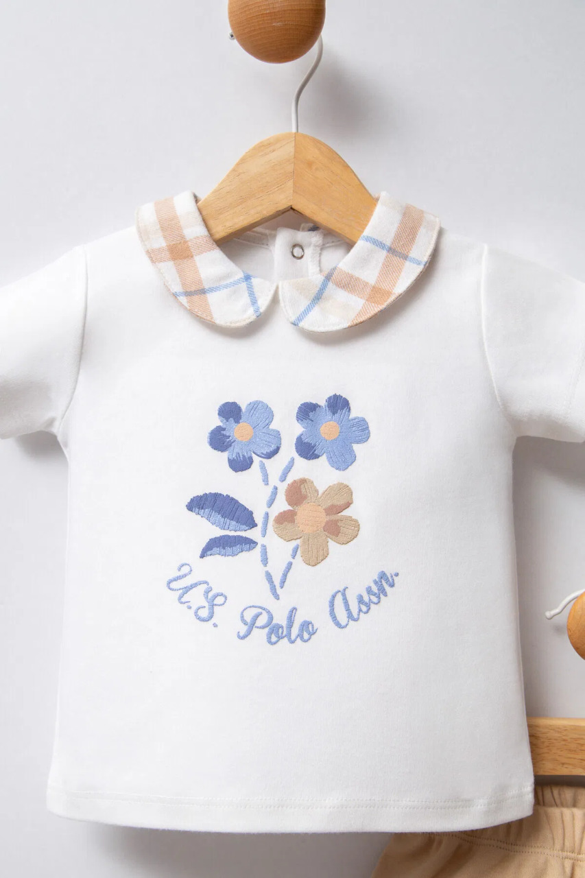 U.S Polo Bebek 2'Li Takım USB2380 Beyaz - 2