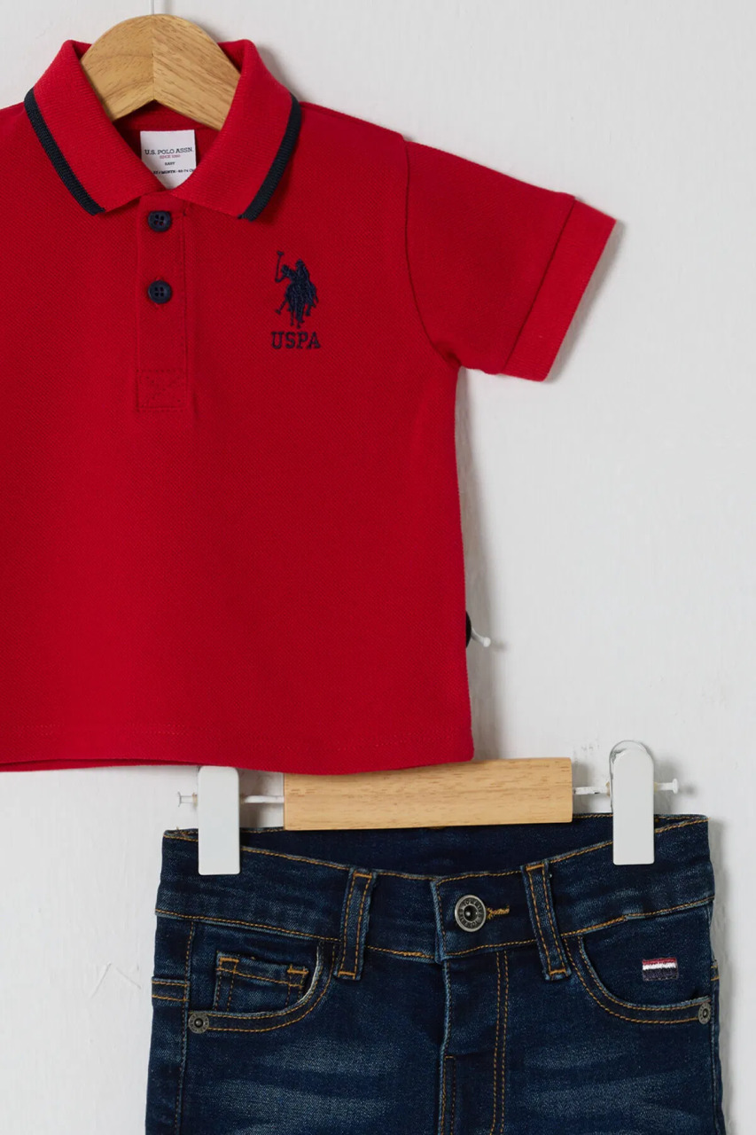U.S Polo Bebek 2'Li Takım USB2627 Kırmızı - 2