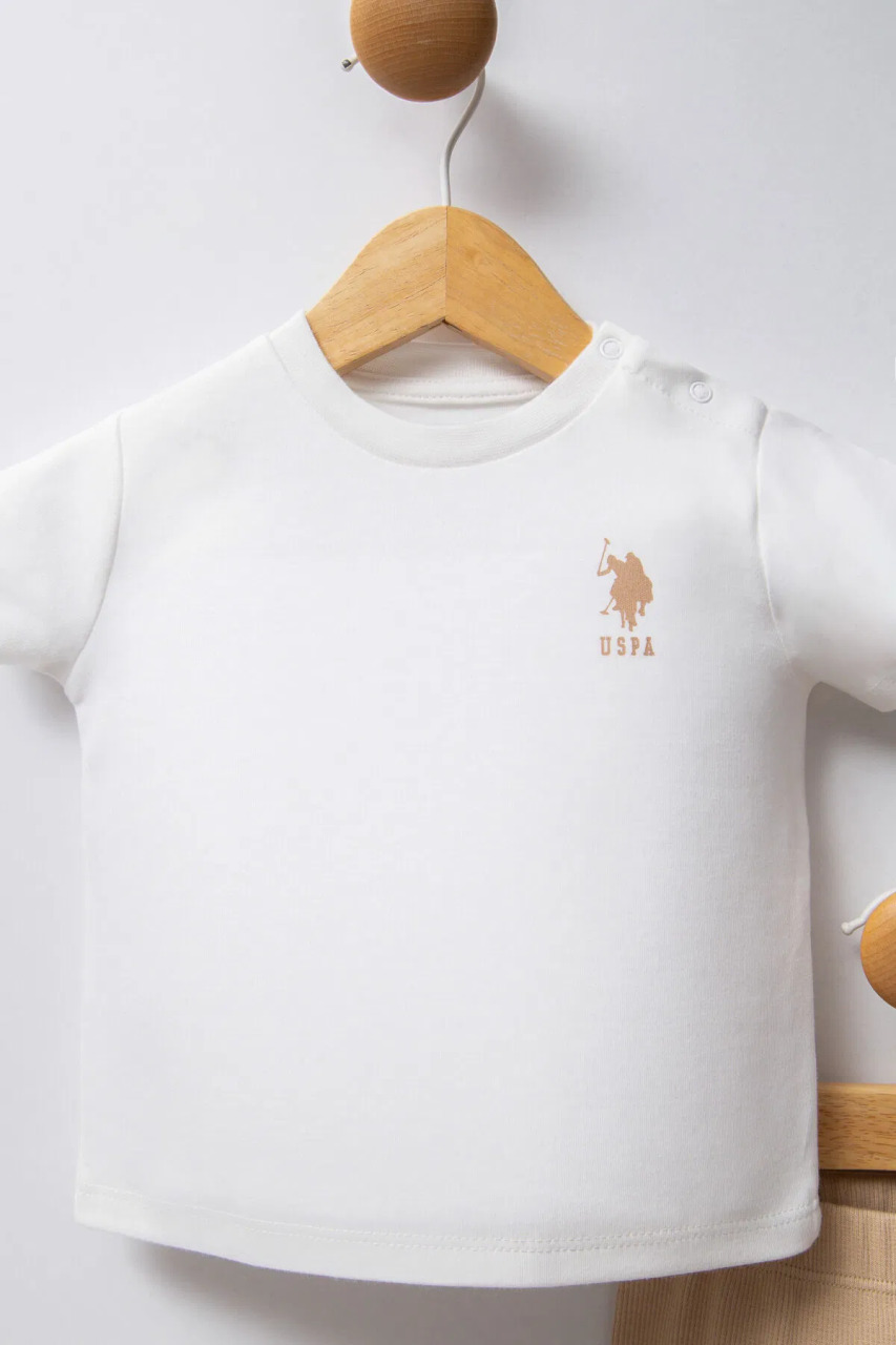 U.S Polo Bebek 3'Lü Takım USB2382 Beyaz - 4