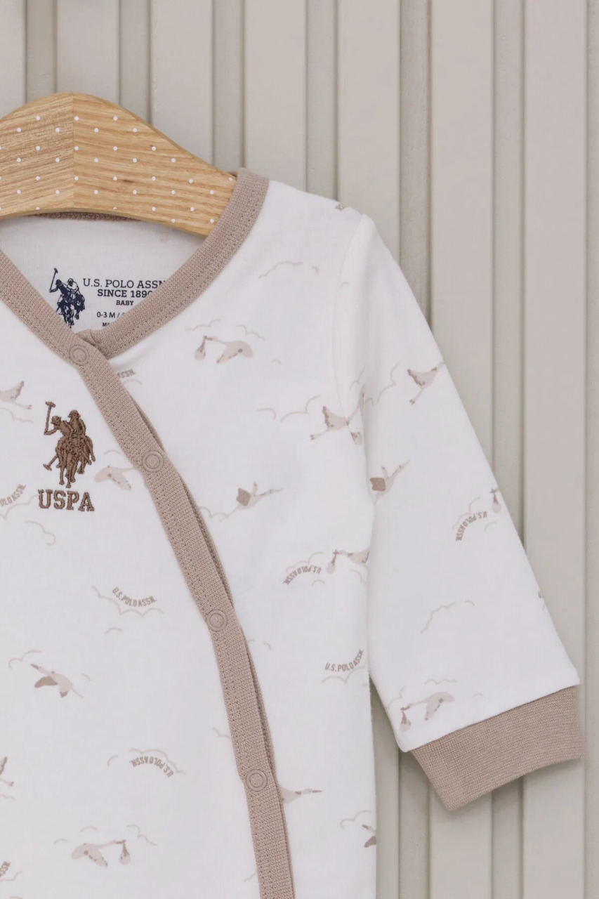U.S Polo Bebek Tulum USB2019 Krem - 2