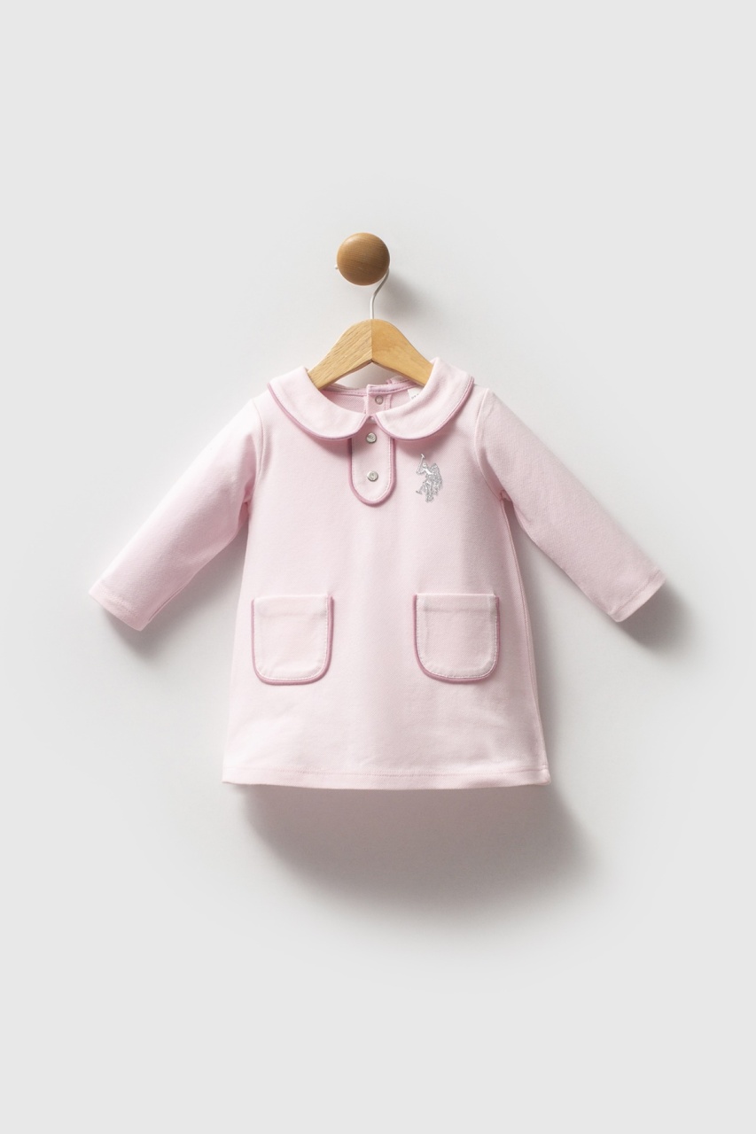 فستان يو إس بولو أسن USB2740 وردي - 1