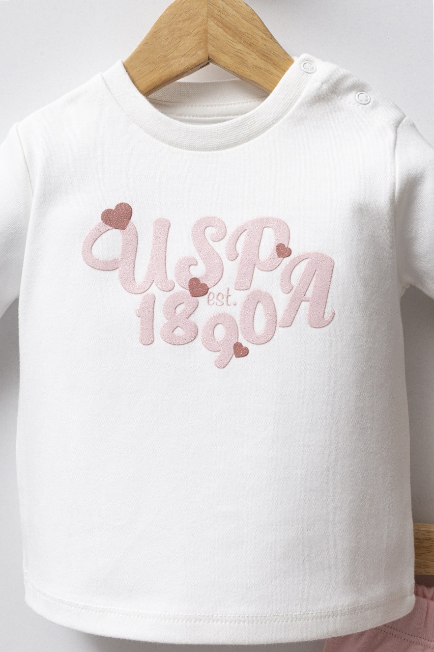 مجموعة يو إس بولو أسن المكونة من 3 قطع USB2712 وردي فاتح - 3