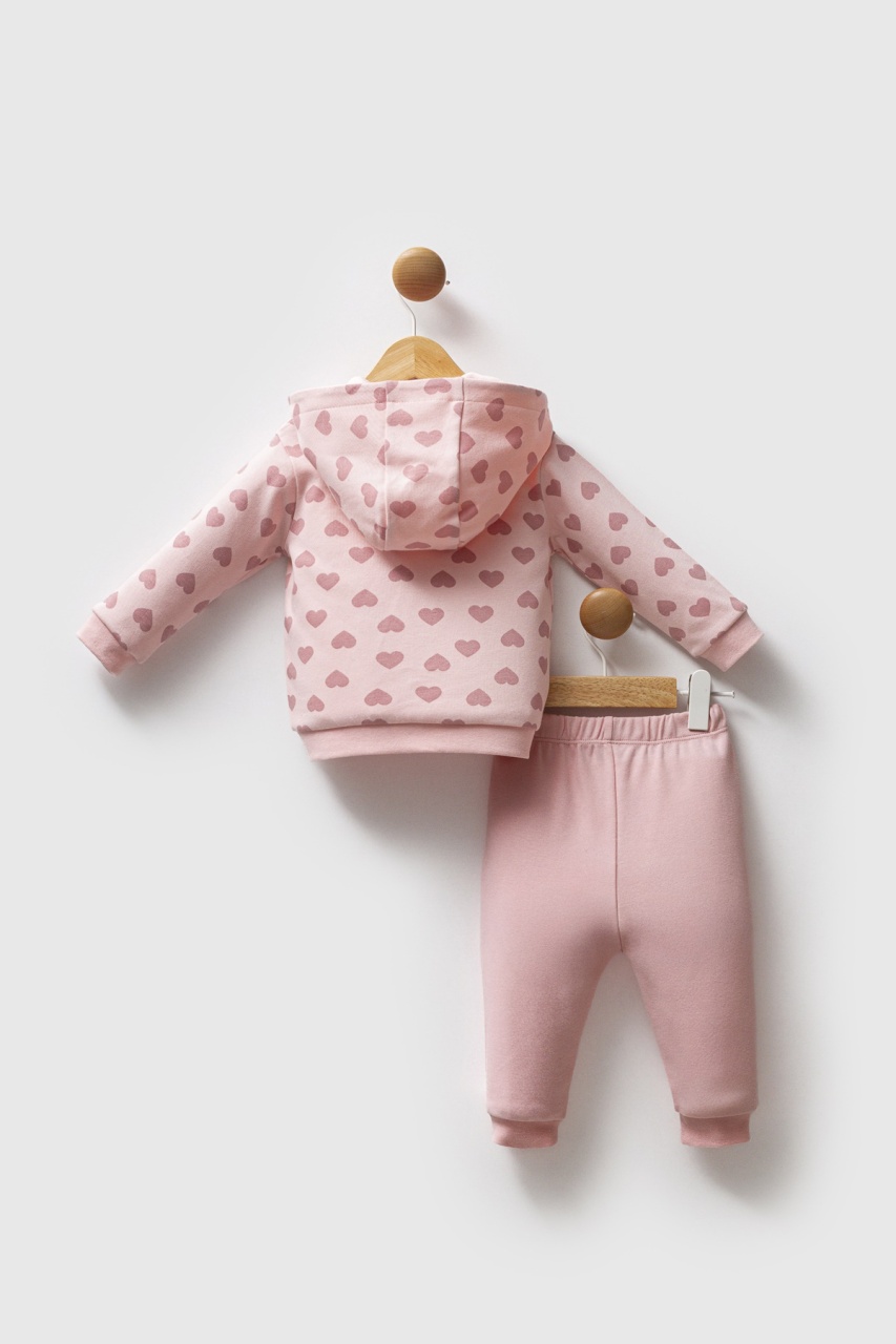 مجموعة يو إس بولو أسن المكونة من 3 قطع USB2712 وردي فاتح - 4