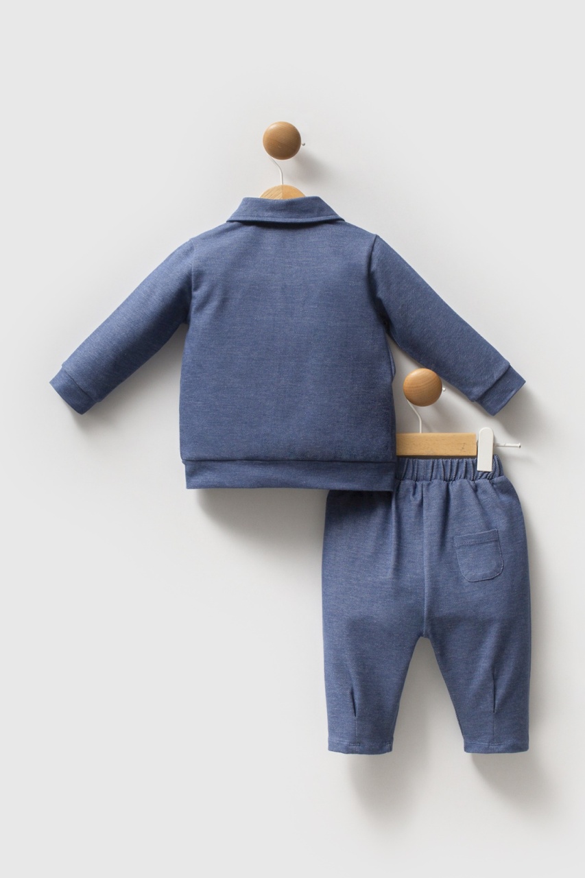 مجموعة يو إس بولو أسن المكونة من 3 قطع USB2597 باللون الأزرق - 4