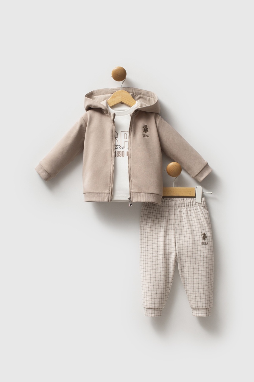 فريق يو إس بولو أسن ثلاثي الاتجاهات USB2579 رملي - 1