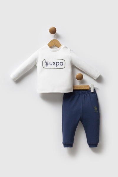 مجموعة يو إس بولو أسن من 3 قطع USB2574 لون نيلي خردل - 3