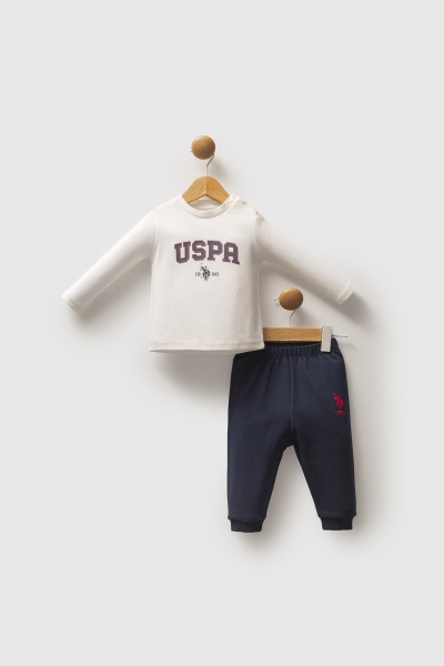 مجموعة يو إس بولو أسن المكونة من 3 قطع USB2537 أزرق داكن - 2