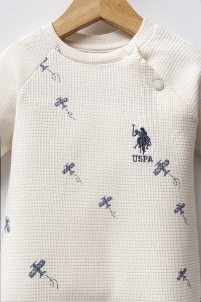 بدلة بولو أسن BASE. USB2604 بيج فاتح - U.S.Polo