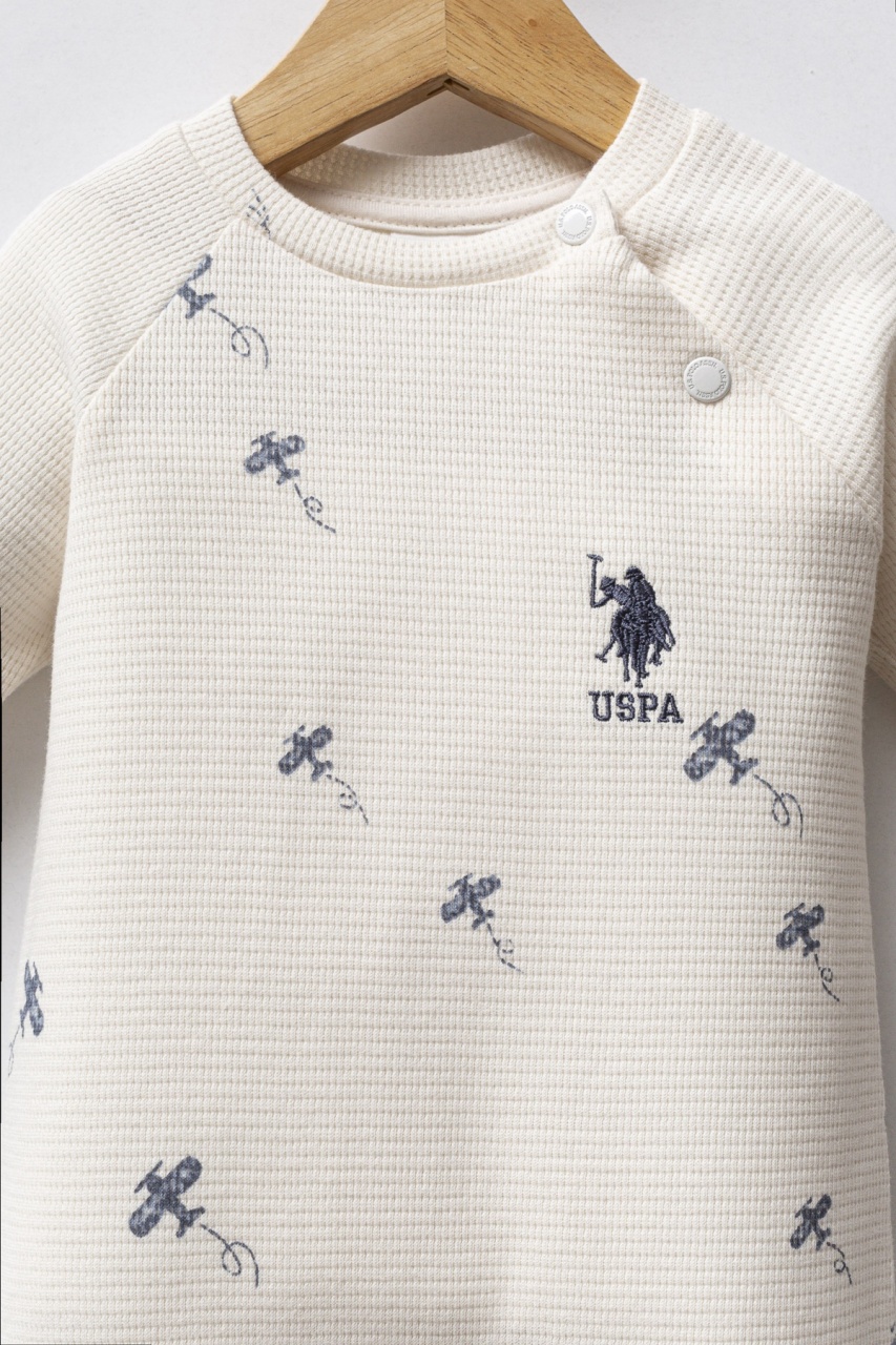 بدلة بولو أسن BASE. USB2604 بيج فاتح - 1