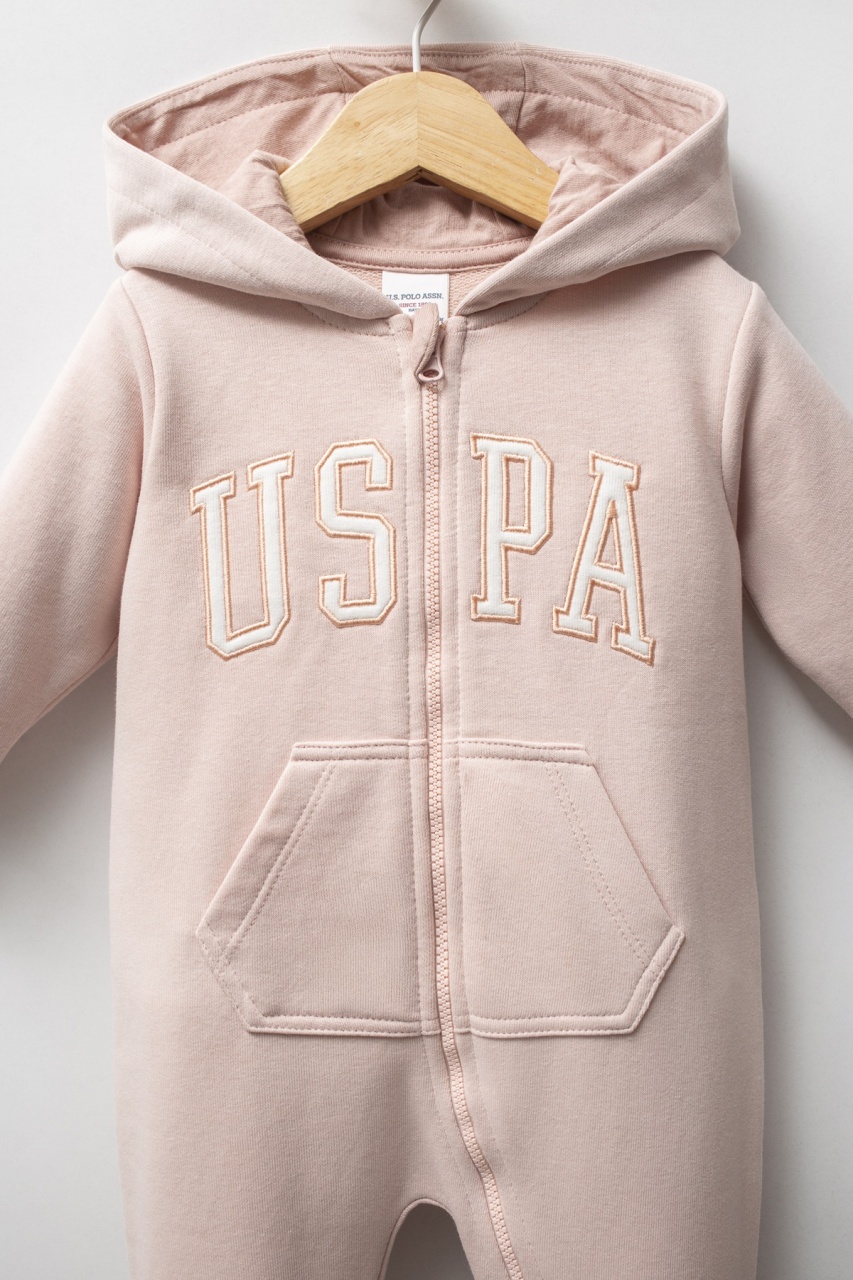 بدلة بولو أسن (BASE. Polo Assn) - لون بودرة (USB2745) - 2