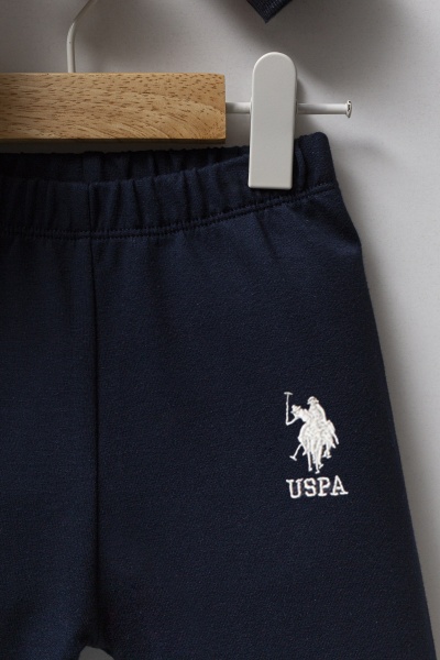 مجموعة يو إس بولو أسن من قطعتين USB2534 باللون الأبيض - 3