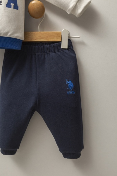 مجموعة يو إس بولو أسن من قطعتين USB2583 كوبالت - 3