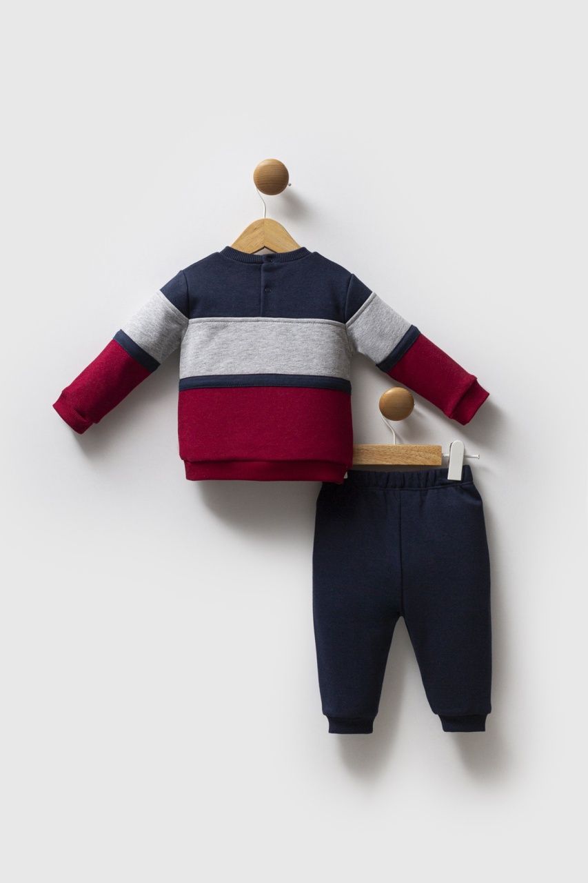 مجموعة يو إس بولو أسن من قطعتين USB2562 أزرق داكن - 3