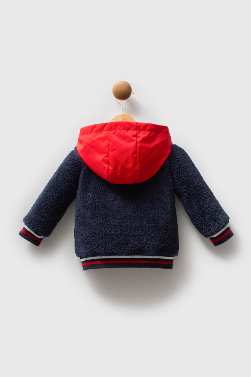 معطف أطفال يو إس بولو أسن USB2538 أزرق داكن - 3