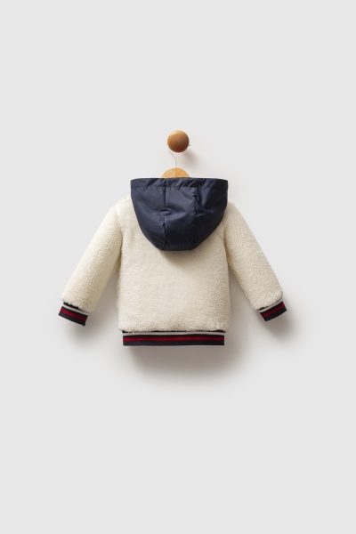 معطف أطفال يو إس بولو أسن USB2538 أبيض - 3