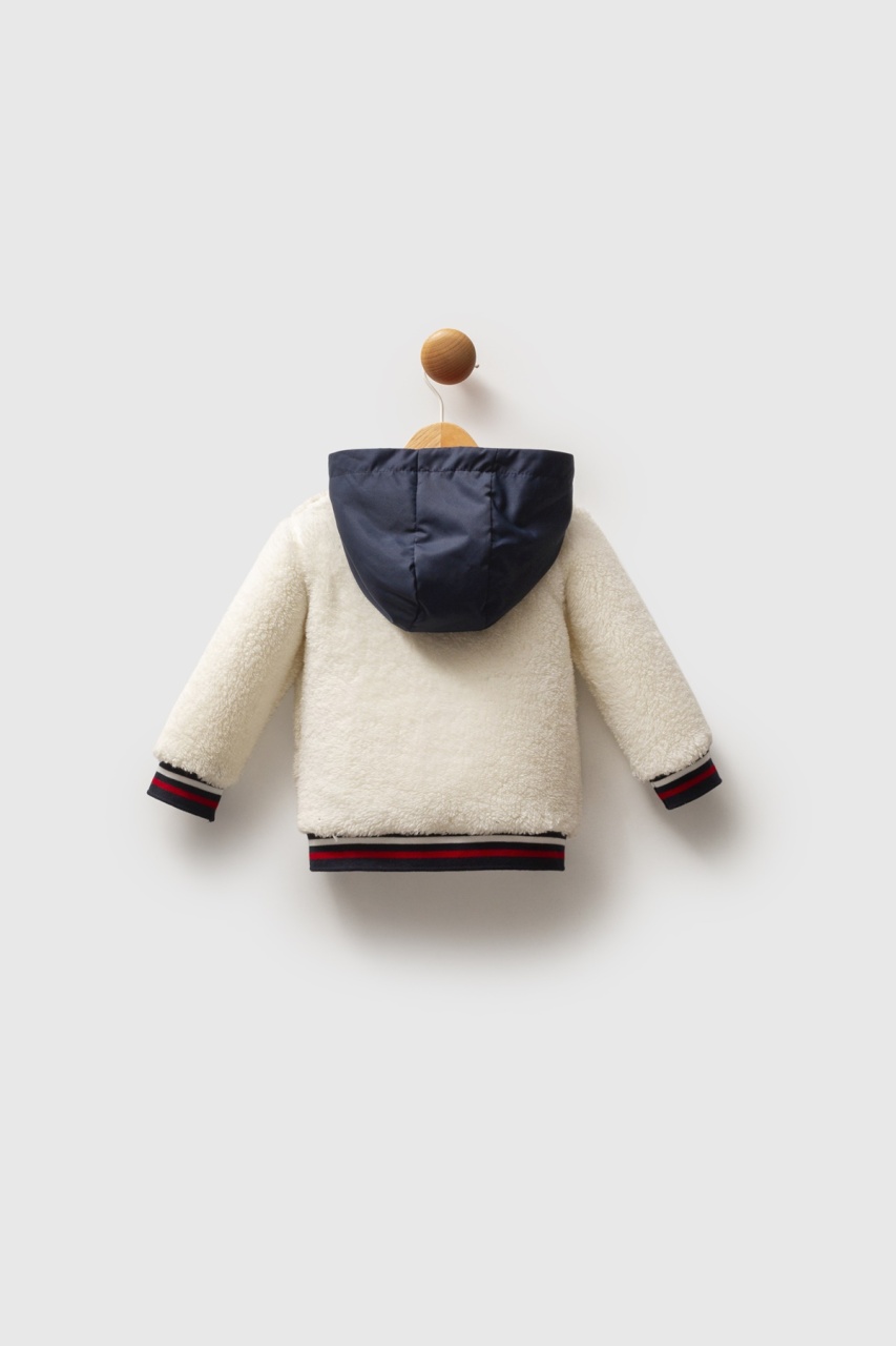 معطف أطفال يو إس بولو أسن USB2538 أبيض - 3