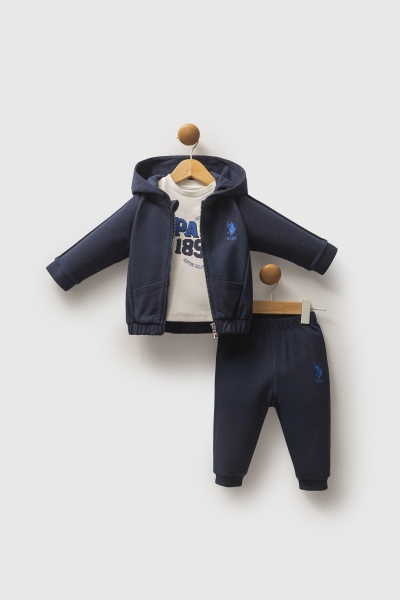 U.S. Polo Assn 3'lü Takım USB2584 Lacivert - U.S.Polo