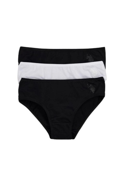 شورت يو إس بولو للبنات 1677 أسود - 2