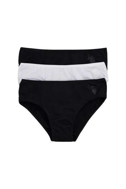 شورت يو إس بولو للبنات 1677 أسود - 2