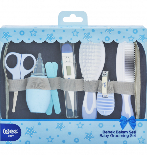 مجموعة العناية بالطفل وي بيبي 192 باللون الأزرق - 1
