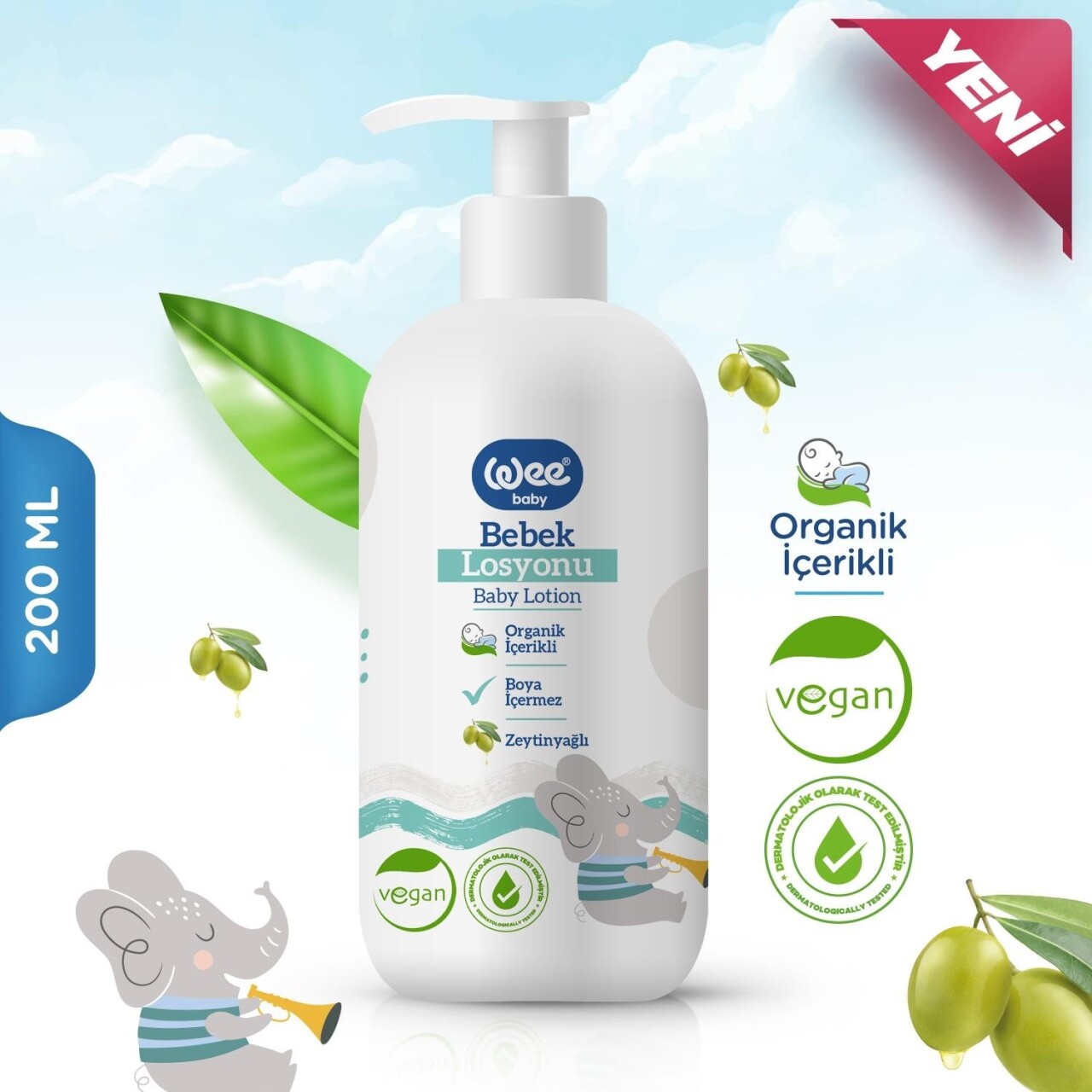 Wee Baby Bebek Losyonu 200 ml - 1