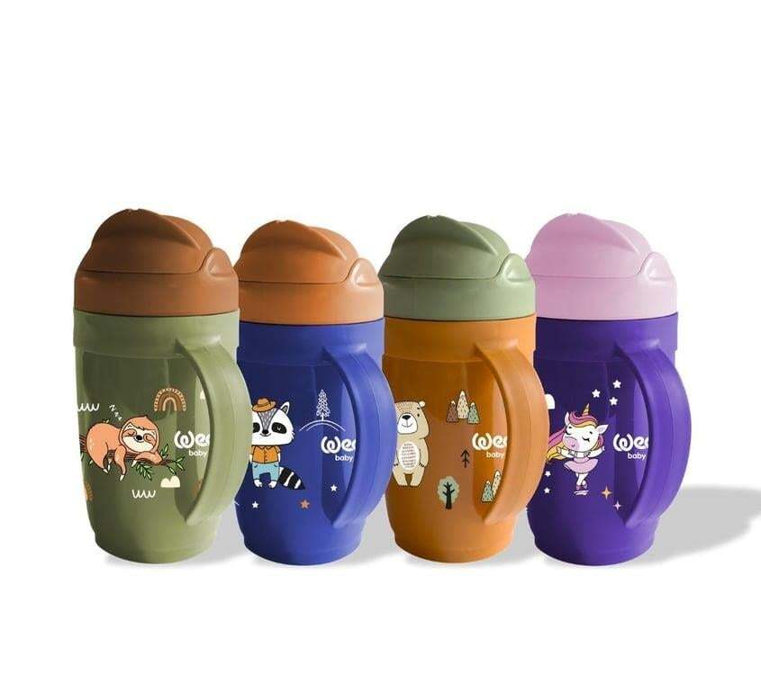 Wee Baby Friends Kulplu Pipetli Bardak 265 ml 339 - 1