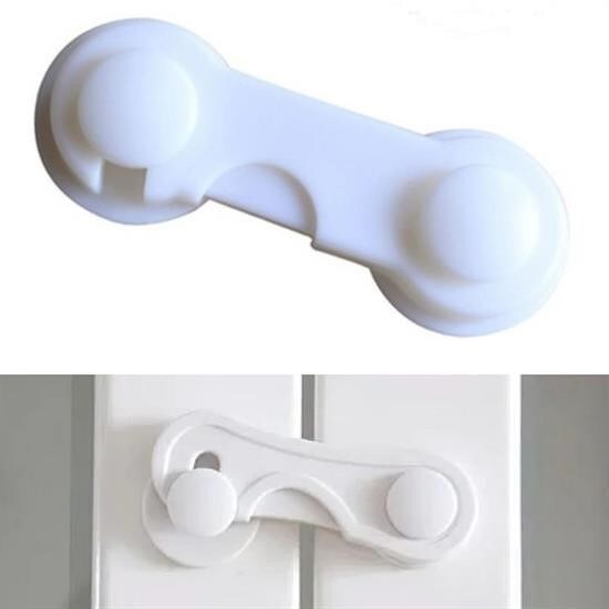 قفل باب ذاتي اللصق بدون براغي من BUFFER® لسلامة الطفل للأدراج والخزائن - 2