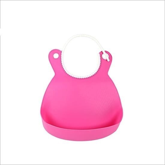 مريلة أطفال BUFFER® مضادة للانسكاب ومرنة باللون الوردي - 5