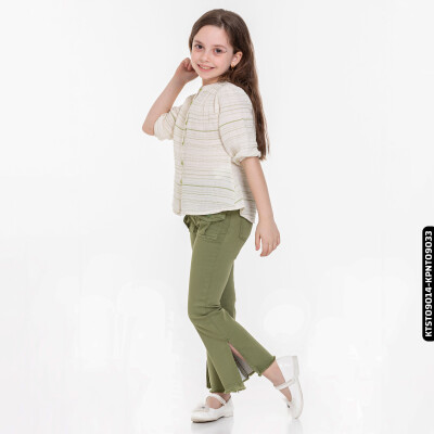 تيشيرت بناتي 5-14 سنوات KTST09014 - 3