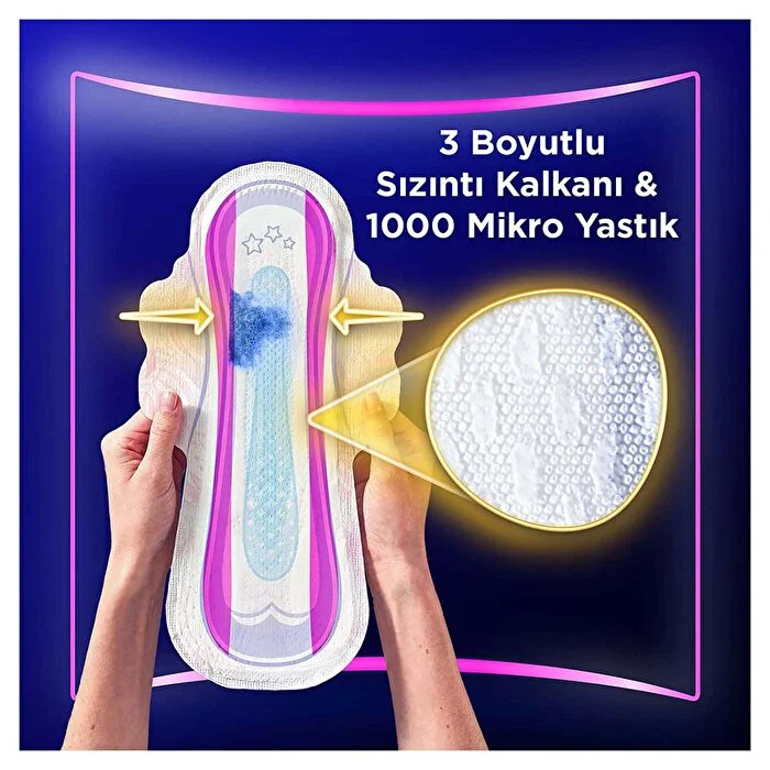 Orkid Ultra Platinum Gece Ekstre Plus Ped 20'Li - 3