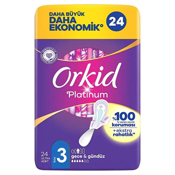 Orkid Ultra Platinum Gece Ped 24'Lü - 2