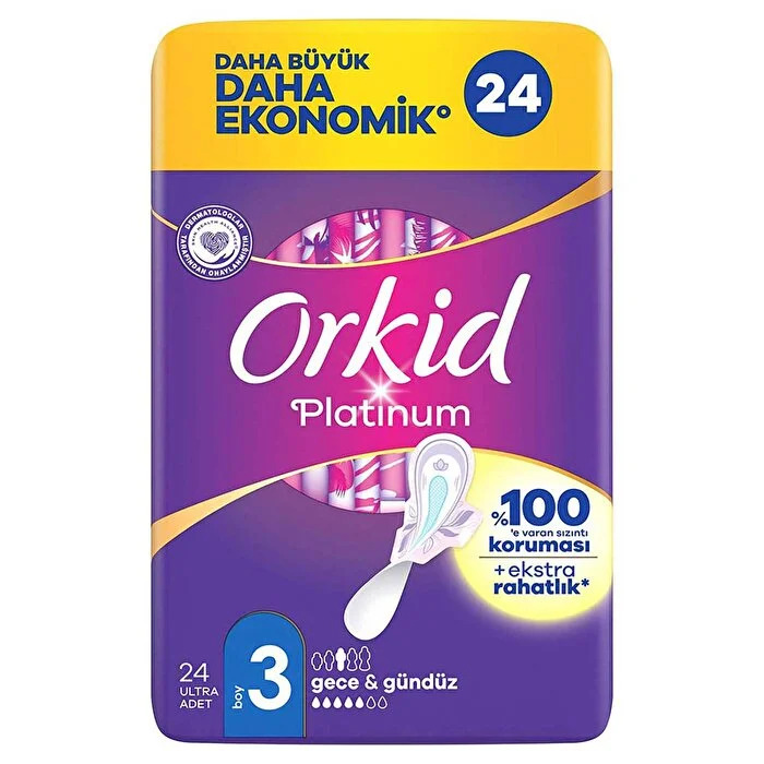 Orkid Ultra Platinum Gece Ped 24'Lü - 2