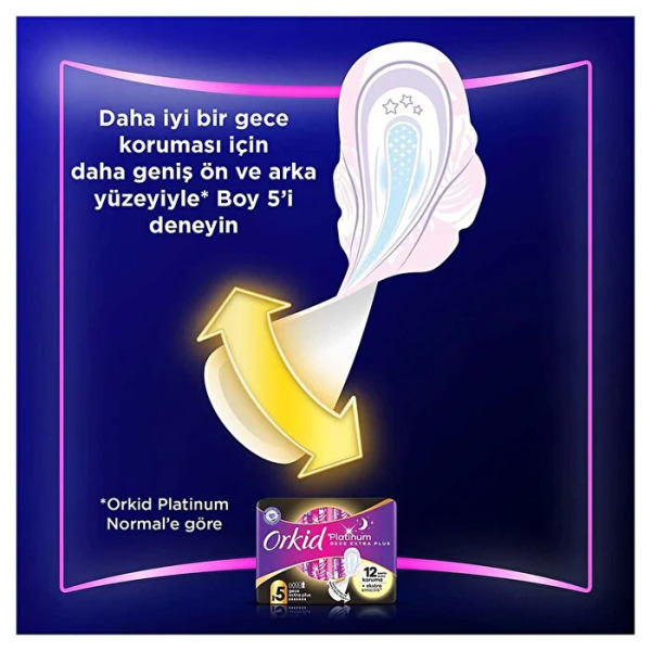 Orkid Ultra Platinum Gece Ped 24'Lü - 5