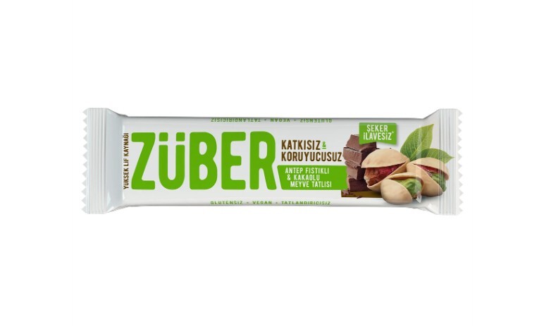 Züber Antep Fıstıklı ve Kakaolu Meyve Barı 40 Gr - 1