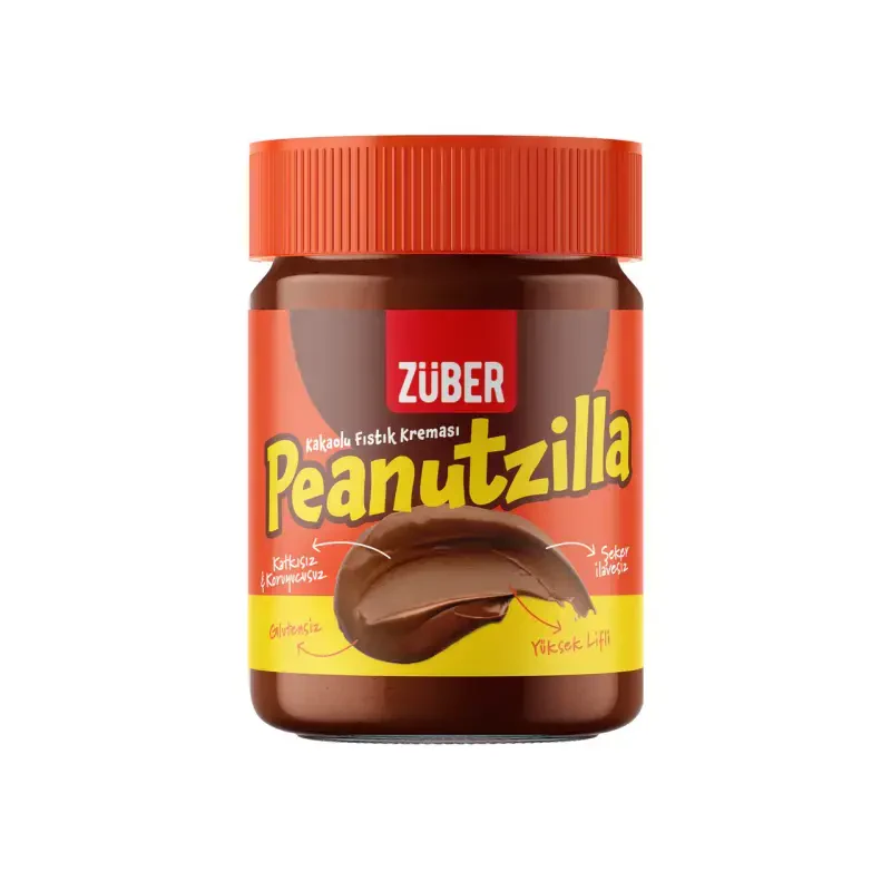 Züber Peanutzilla Kakaolu Fıstık Ezmesi 315 Gr - 1